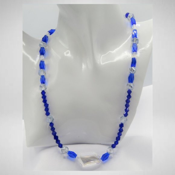 CONTESSA IN BLUE Beaded Jewelry Set - Picture 2 of 6
